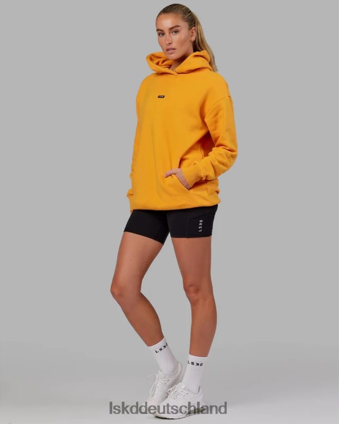 unisex LSKD Grundlegender Kapuzenpullover in Übergröße – Butterscotch Bekleidung VD2NLV431
