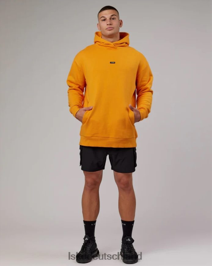 unisex LSKD Grundlegender Kapuzenpullover in Übergröße – Butterscotch Bekleidung VD2NLV431