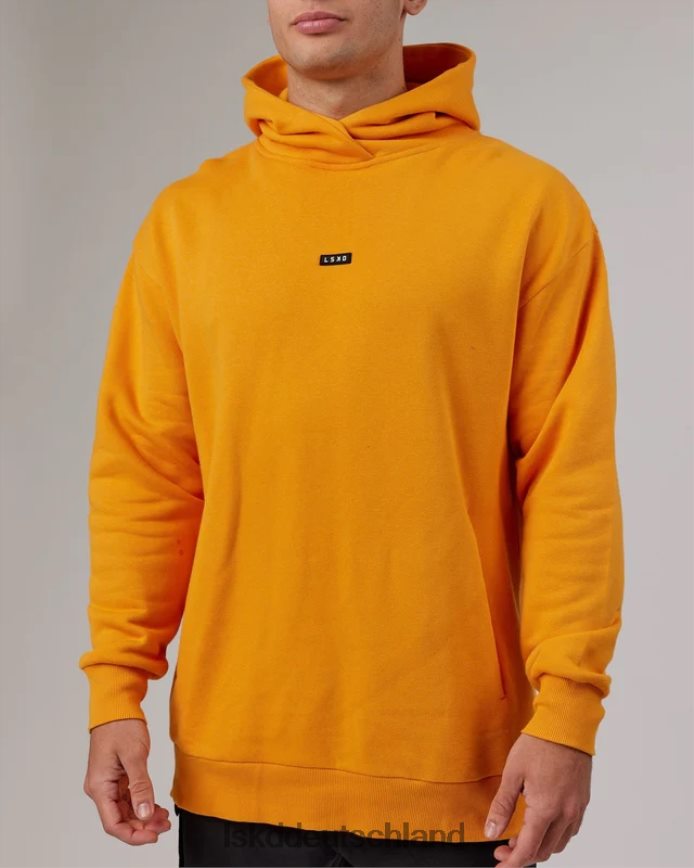 unisex LSKD Grundlegender Kapuzenpullover in Übergröße – Butterscotch Bekleidung VD2NLV431