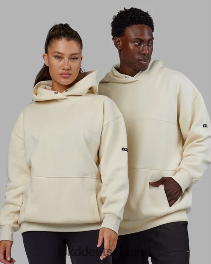 unisex LSKD Labor-Kapuzenpullover in Übergröße – Knochen Bekleidung VD2NLV396