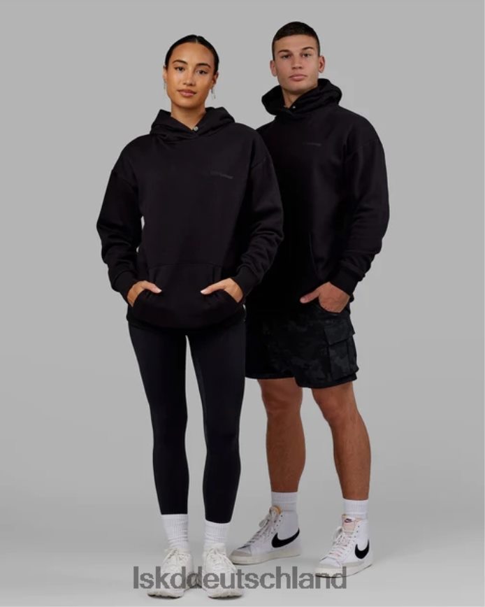 unisex LSKD Motion Hoodie Oversize - Schwarz-Schwarz Bekleidung VD2NLV392
