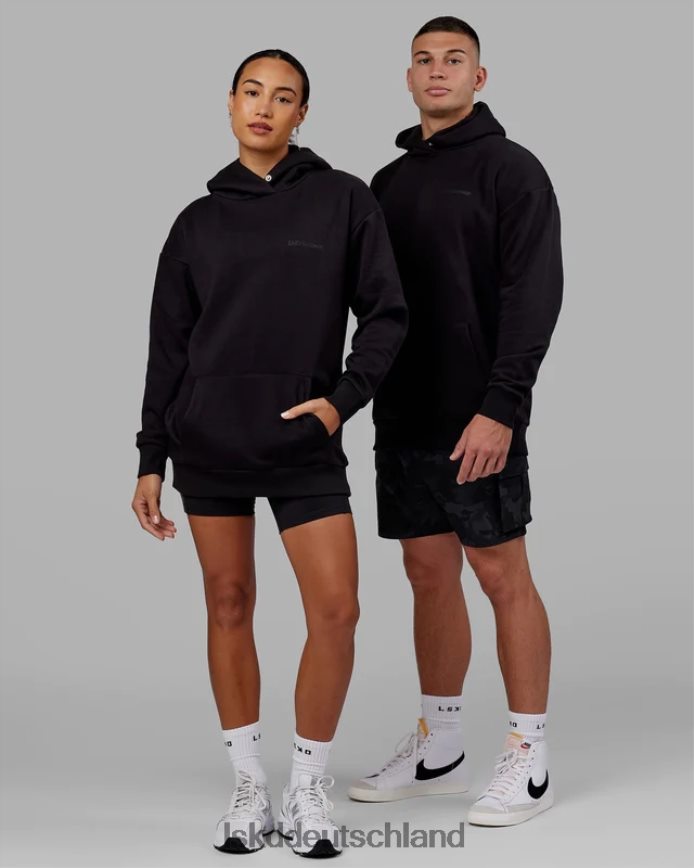 unisex LSKD Motion Hoodie Oversize - Schwarz-Schwarz Bekleidung VD2NLV392
