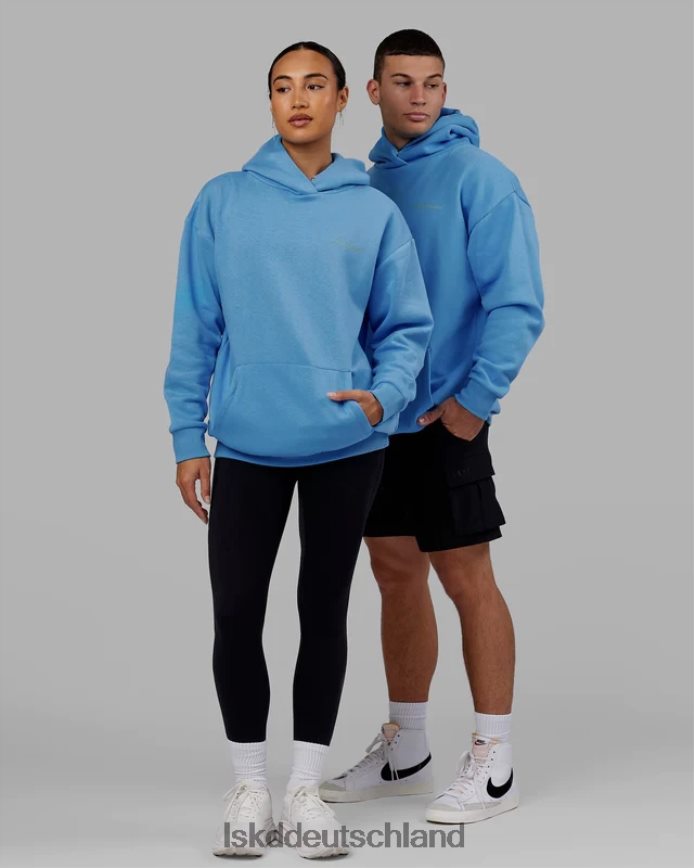 unisex LSKD Motion Hoodie Übergröße - Azurblau Bekleidung VD2NLV446