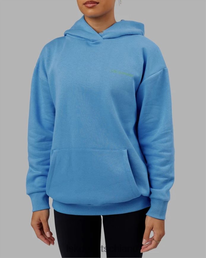 unisex LSKD Motion Hoodie Übergröße - Azurblau Bekleidung VD2NLV446
