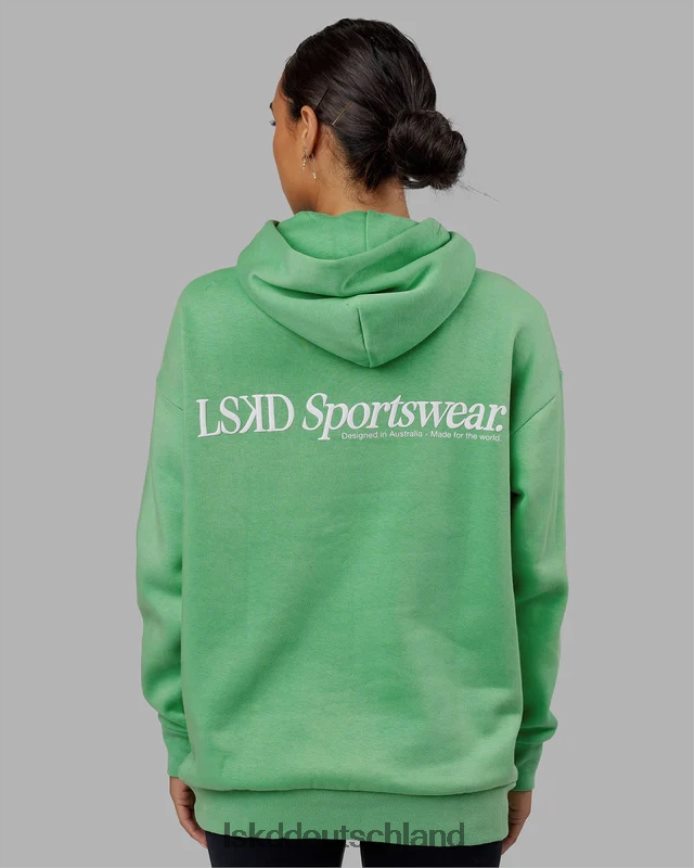 unisex LSKD Motion Kapuzenpullover in Übergröße – Apfelminze Bekleidung VD2NLV449