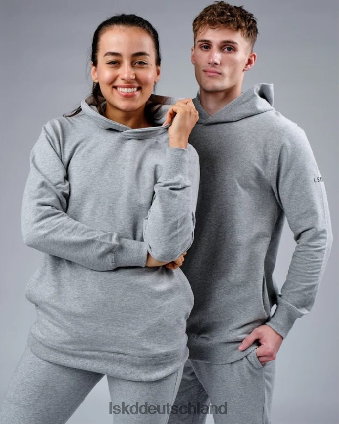 unisex LSKD Rival Flxfleece Training Fit Kapuzenpullover – Hellgrau Marl Bekleidung VD2NLV363