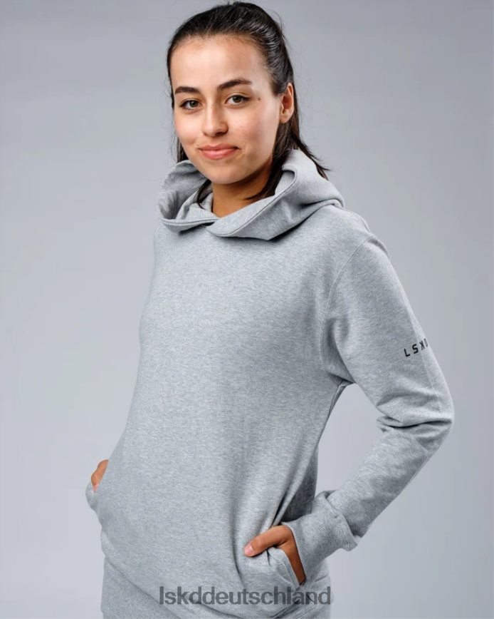 unisex LSKD Rival Flxfleece Training Fit Kapuzenpullover – Hellgrau Marl Bekleidung VD2NLV363