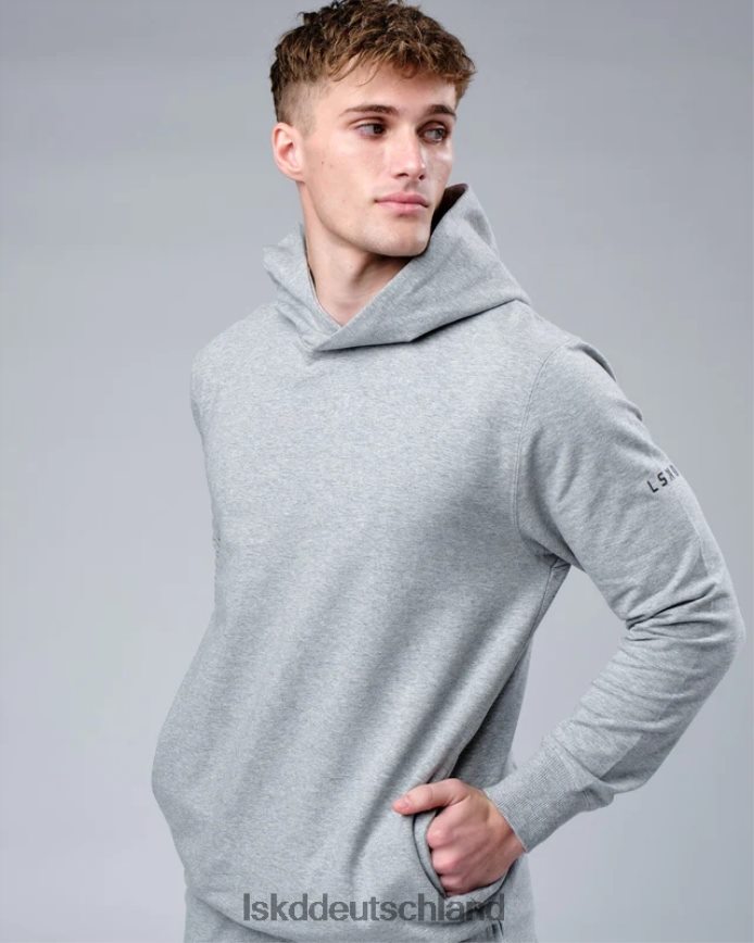 unisex LSKD Rival Flxfleece Training Fit Kapuzenpullover – Hellgrau Marl Bekleidung VD2NLV363