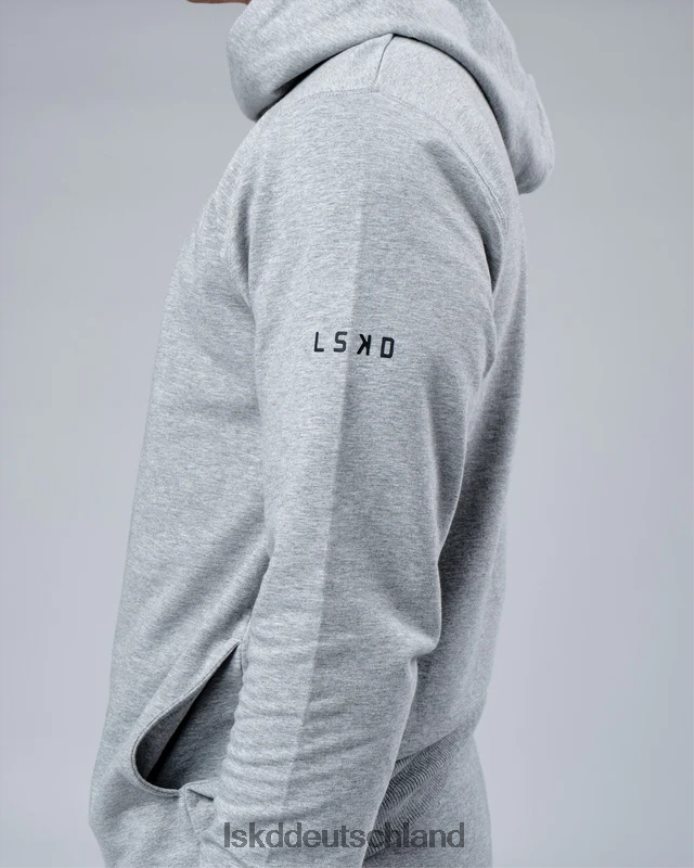 unisex LSKD Rival Flxfleece Training Fit Kapuzenpullover – Hellgrau Marl Bekleidung VD2NLV363