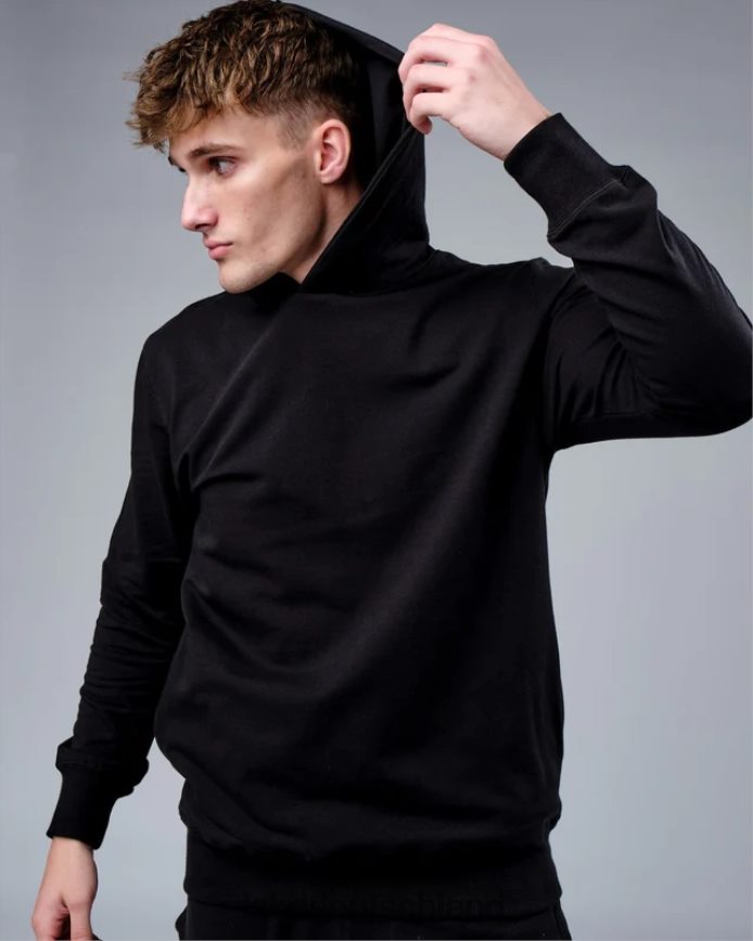 unisex LSKD Rival Flxfleece Training Fit Kapuzenpullover – Schwarz Bekleidung VD2NLV370