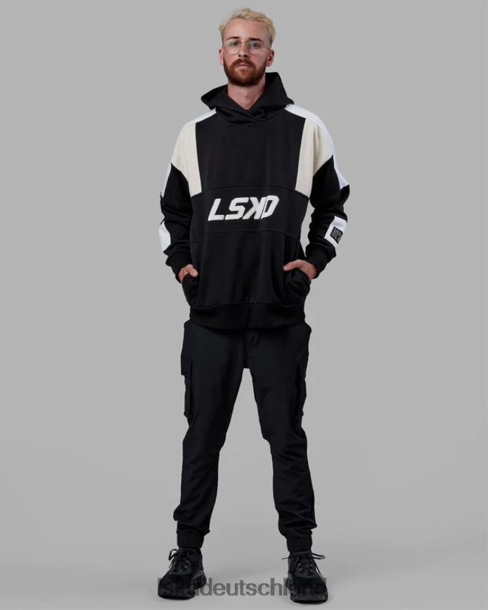 unisex LSKD Slam Kapuzenpullover in Übergröße – Black-Bone Bekleidung VD2NLV335
