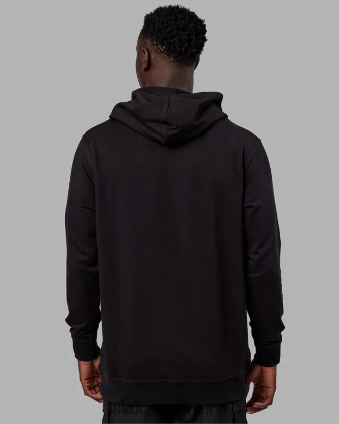 unisex LSKD Stärke flxfleece Kapuzenpullover - schwarz-weiß Bekleidung VD2NLV336