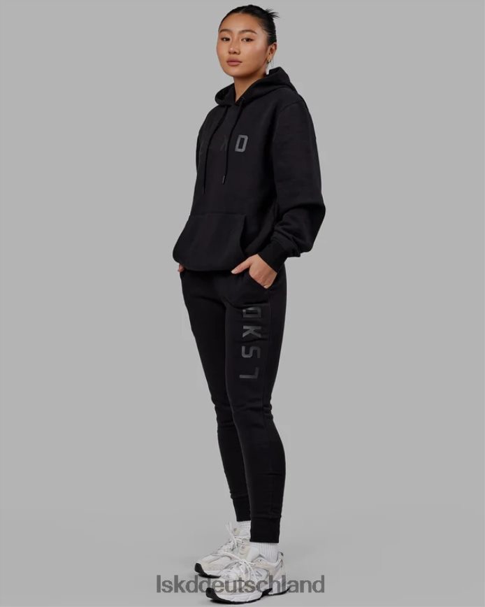unisex LSKD Struktur-Hoodie - schwarz-schwarz Bekleidung VD2NLV343