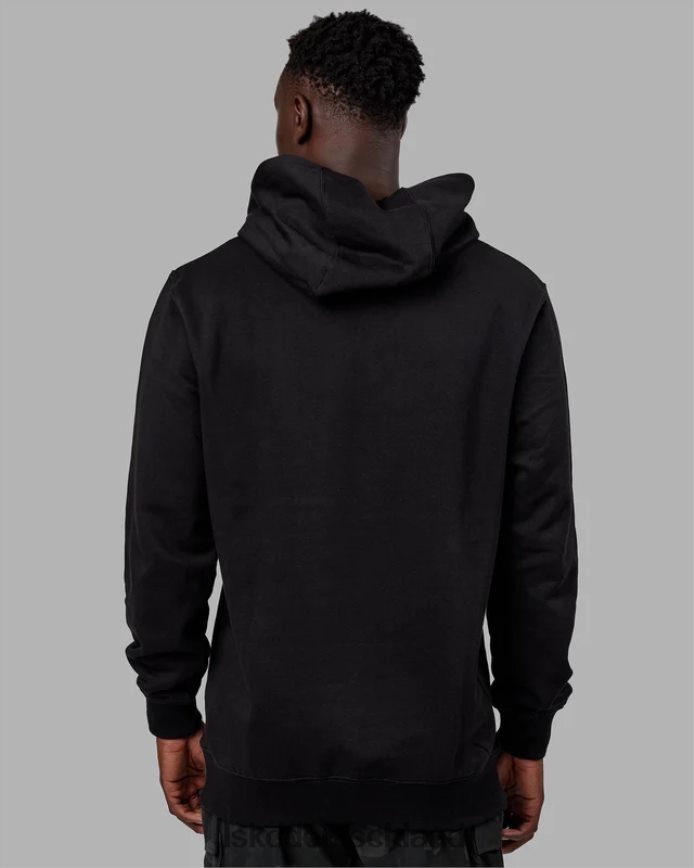 unisex LSKD Struktur-Hoodie - schwarz-schwarz Bekleidung VD2NLV343