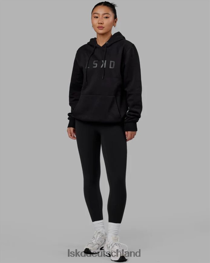 unisex LSKD Struktur-Hoodie - schwarz-schwarz Bekleidung VD2NLV343