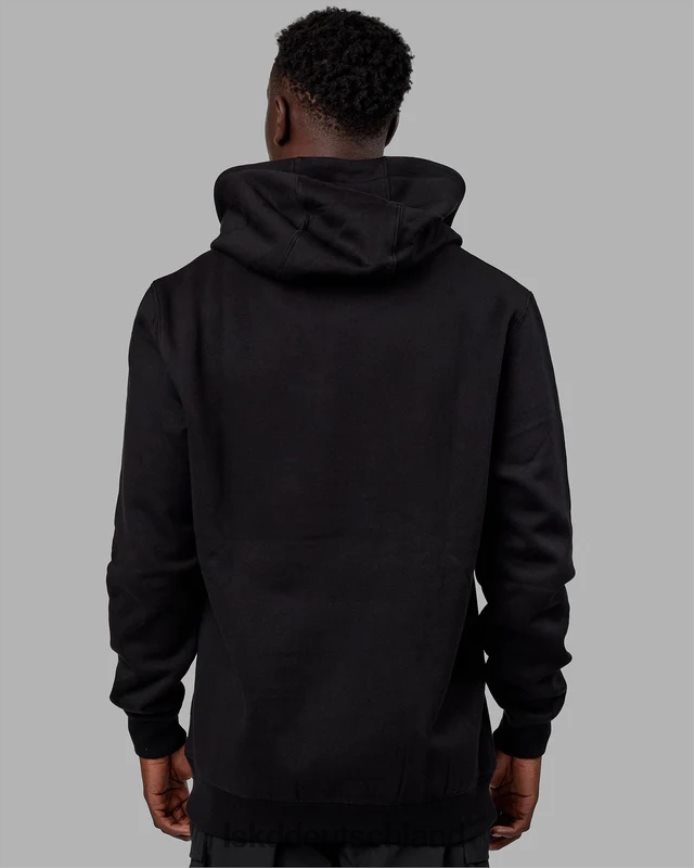 unisex LSKD Struktur-Hoodie - schwarz-weiß Bekleidung VD2NLV340