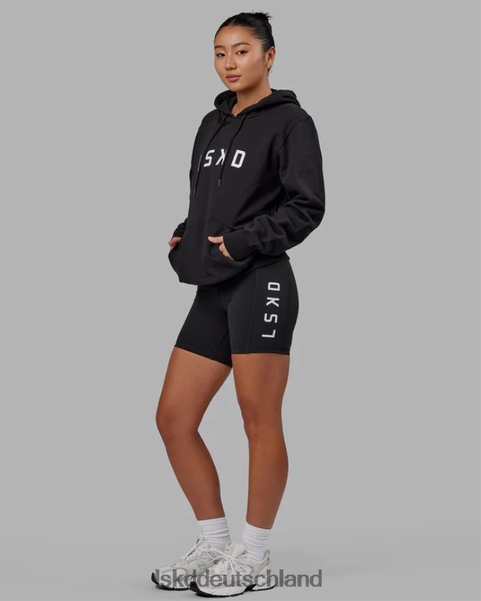 unisex LSKD Struktur-Hoodie - schwarz-weiß Bekleidung VD2NLV340