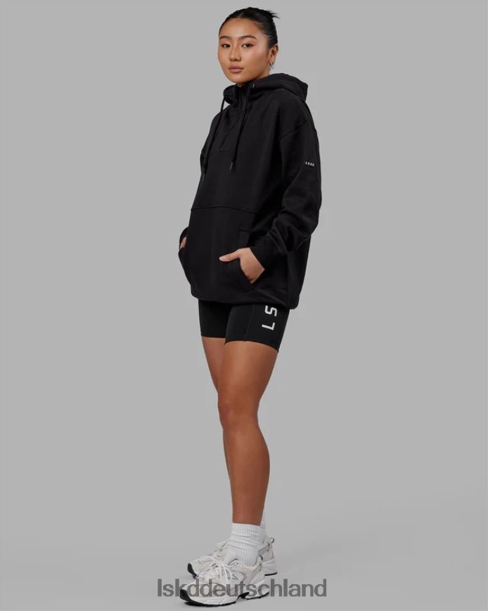 unisex LSKD Trek-Kapuzenpullover in Übergröße – Schwarz Bekleidung VD2NLV372