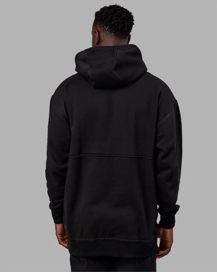 unisex LSKD Trek-Kapuzenpullover in Übergröße – Schwarz Bekleidung VD2NLV372
