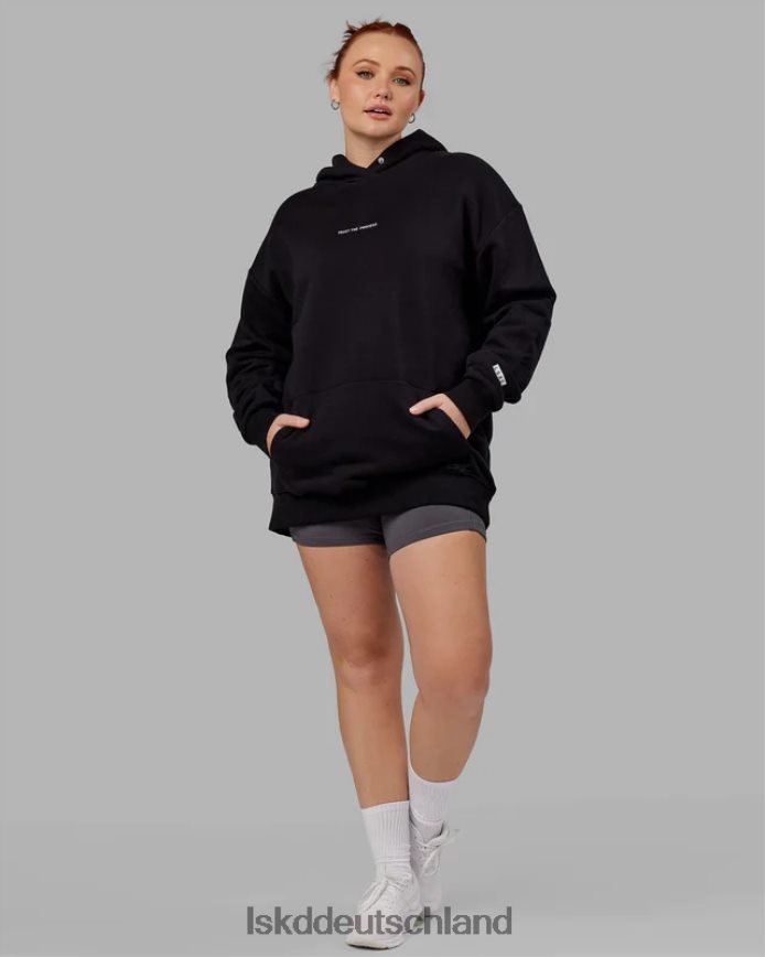 unisex LSKD Trust the Process Kapuzenpullover in Übergröße – Schwarz Bekleidung VD2NLV391