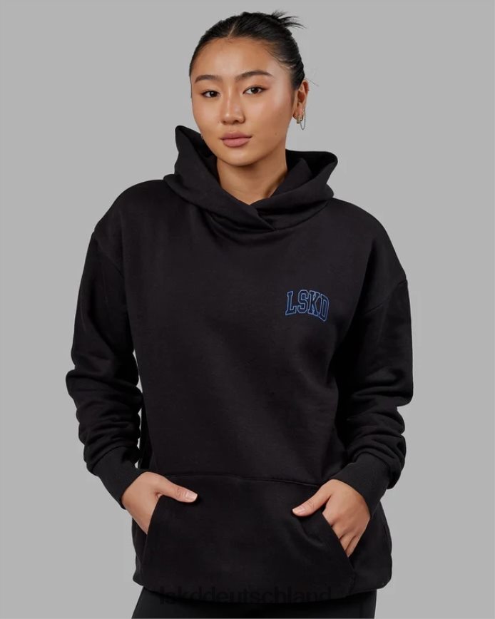 unisex LSKD Zunft-Kapuzenpullover in Übergröße – Schwarz Bekleidung VD2NLV347