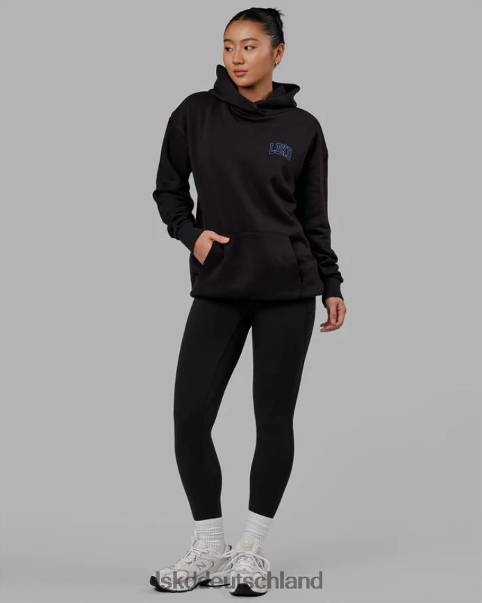 unisex LSKD Zunft-Kapuzenpullover in Übergröße – Schwarz Bekleidung VD2NLV347
