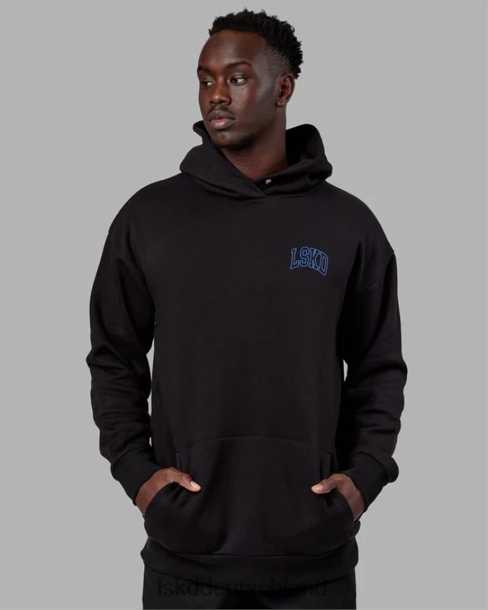 unisex LSKD Zunft-Kapuzenpullover in Übergröße – Schwarz Bekleidung VD2NLV347