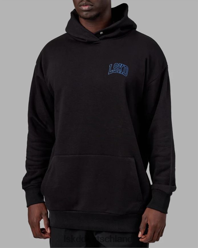 unisex LSKD Zunft-Kapuzenpullover in Übergröße – Schwarz Bekleidung VD2NLV347