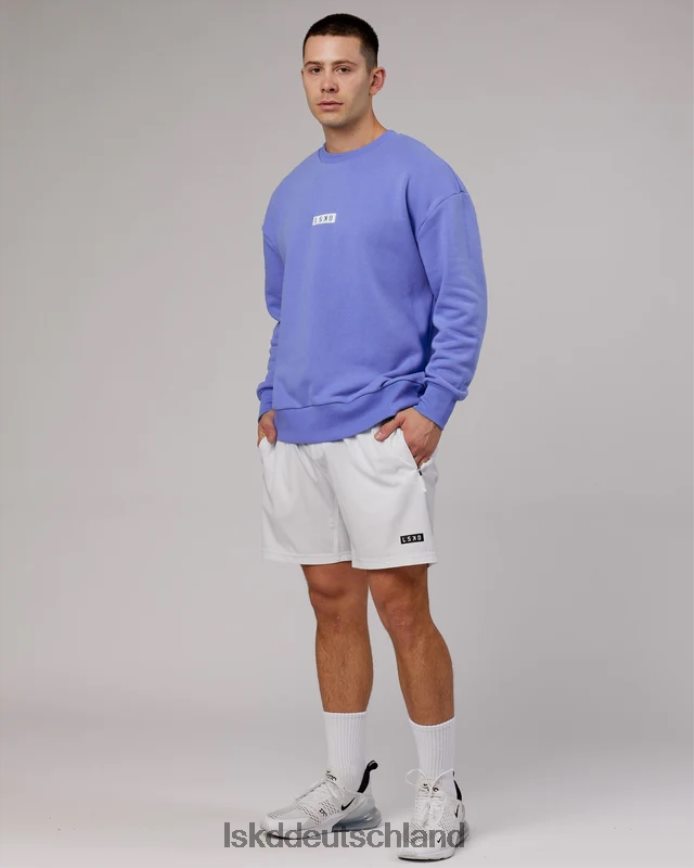unisex LSKD Cornerstone-Pullover in Übergröße – Kornblumenblau Bekleidung VD2NLV418