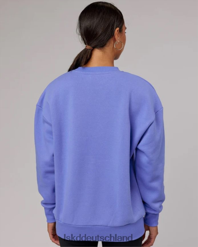 unisex LSKD Cornerstone-Pullover in Übergröße – Kornblumenblau Bekleidung VD2NLV418