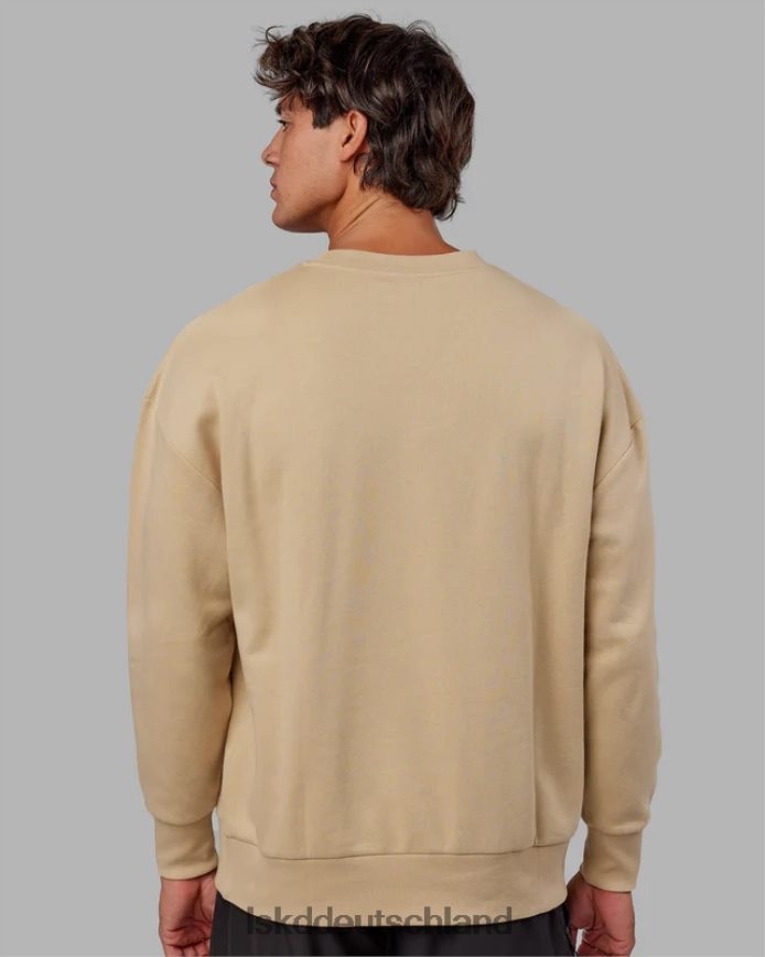 unisex LSKD Cornerstone-Pullover in Übergröße – helles Khaki Bekleidung VD2NLV413