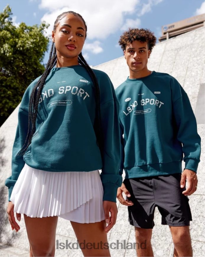 unisex LSKD Freiwurfpullover in Übergröße – Deep Lagoon Bekleidung VD2NLV423
