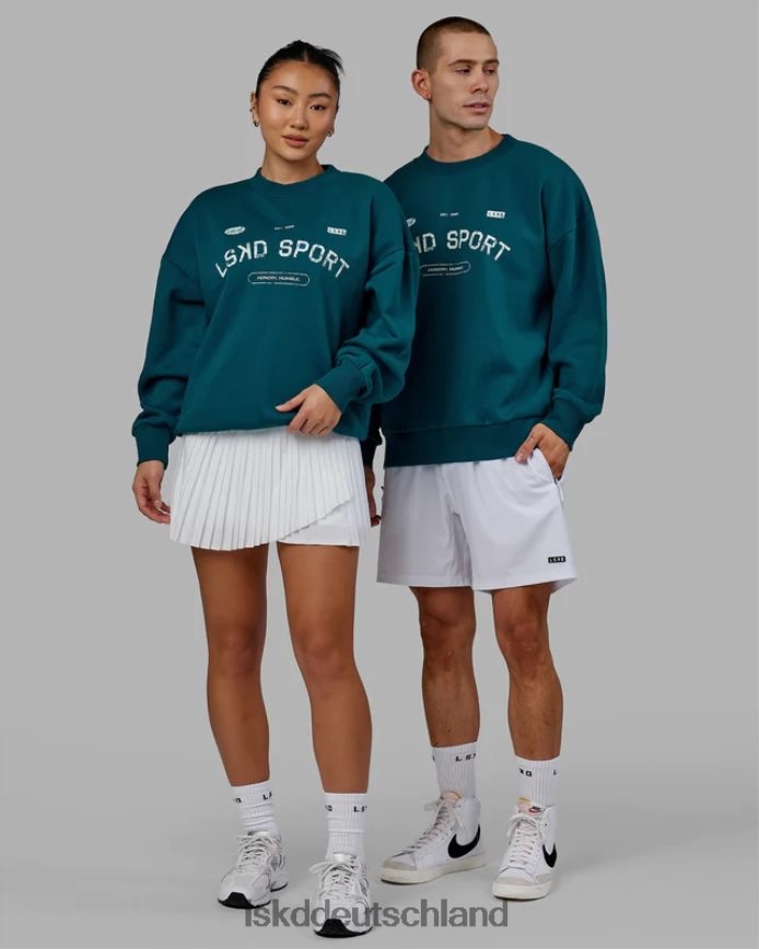 unisex LSKD Freiwurfpullover in Übergröße – Deep Lagoon Bekleidung VD2NLV423