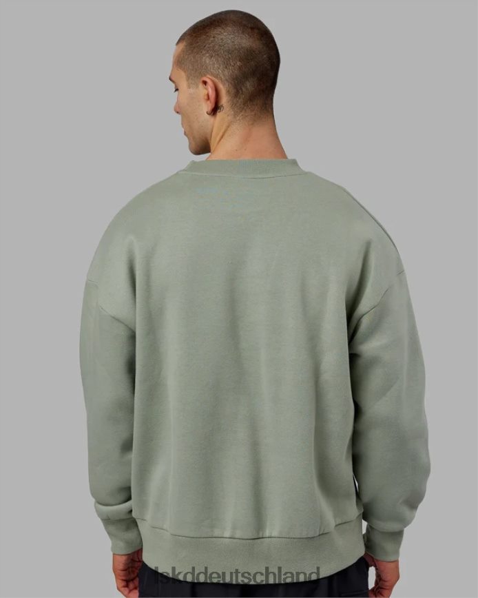 unisex LSKD Freiwurfpullover in Übergröße – Eisberggrün Bekleidung VD2NLV426