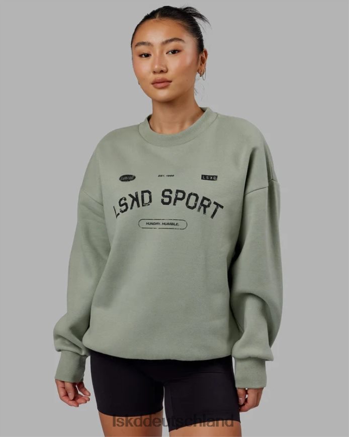 unisex LSKD Freiwurfpullover in Übergröße – Eisberggrün Bekleidung VD2NLV426