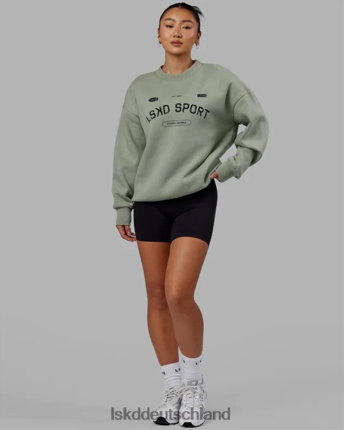 unisex LSKD Freiwurfpullover in Übergröße – Eisberggrün Bekleidung VD2NLV426