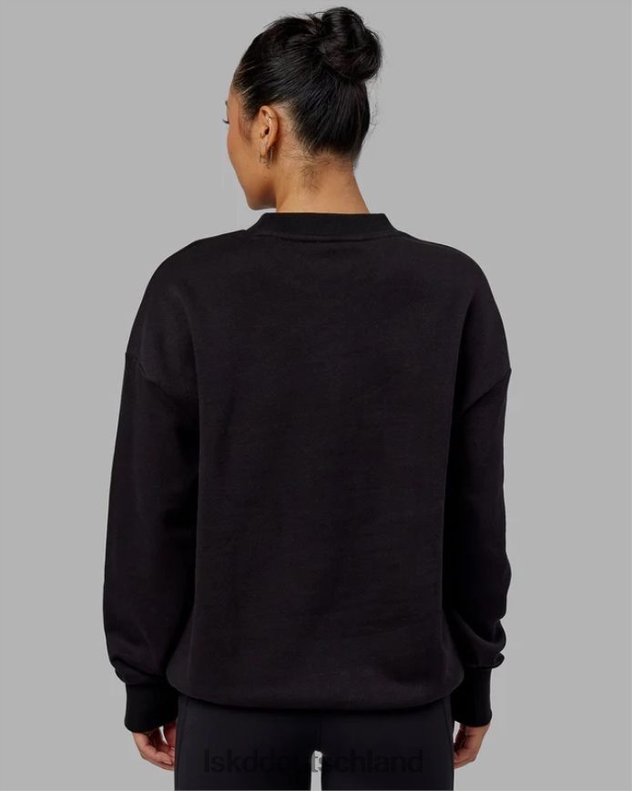 unisex LSKD Freiwurfpullover in Übergröße – Schwarz Bekleidung VD2NLV350