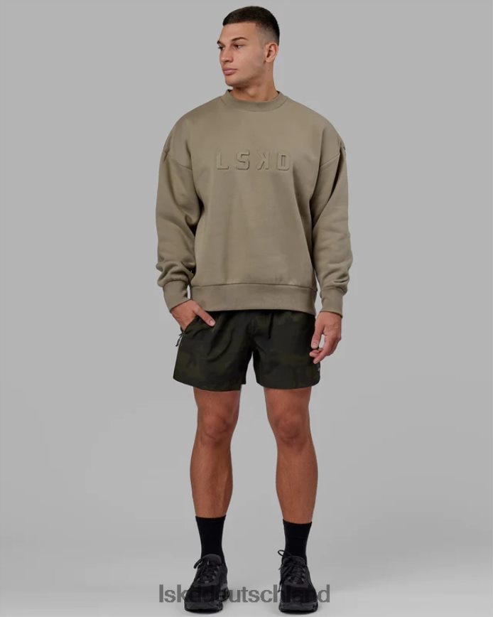 unisex LSKD Gestempelter Pullover in Übergröße – Lorbeereiche Bekleidung VD2NLV397