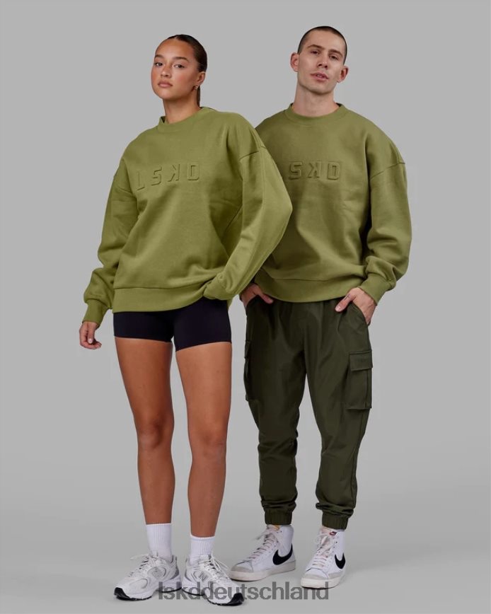unisex LSKD Gestempelter Pullover in Übergröße – Moosstein Bekleidung VD2NLV361