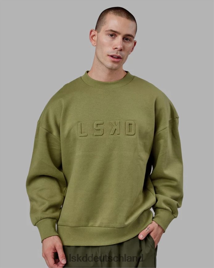 unisex LSKD Gestempelter Pullover in Übergröße – Moosstein Bekleidung VD2NLV361