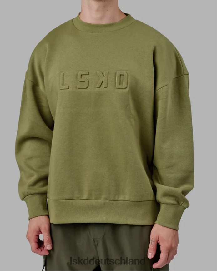 unisex LSKD Gestempelter Pullover in Übergröße – Moosstein Bekleidung VD2NLV361