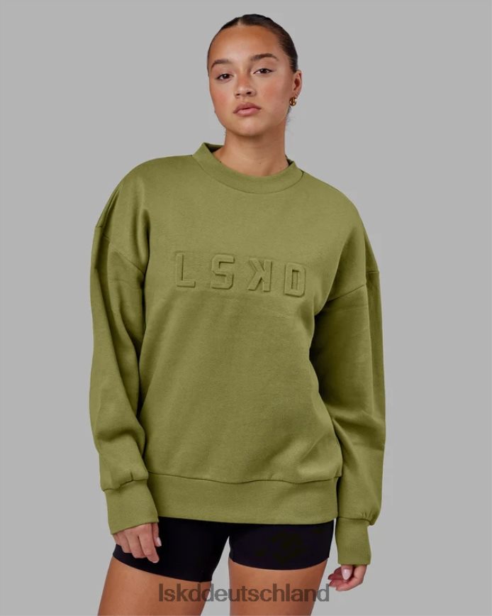 unisex LSKD Gestempelter Pullover in Übergröße – Moosstein Bekleidung VD2NLV361