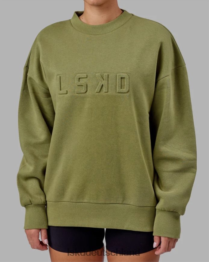 unisex LSKD Gestempelter Pullover in Übergröße – Moosstein Bekleidung VD2NLV361