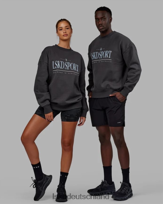 unisex LSKD Heritage-Pullover in Übergröße – Asphalt-Windsurfer Bekleidung VD2NLV354