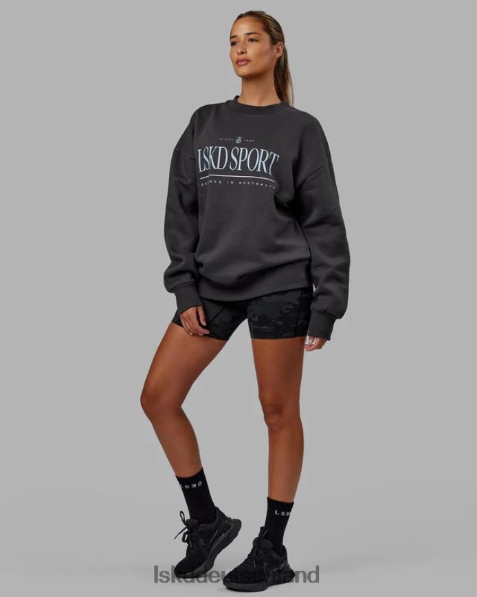 unisex LSKD Heritage-Pullover in Übergröße – Asphalt-Windsurfer Bekleidung VD2NLV354