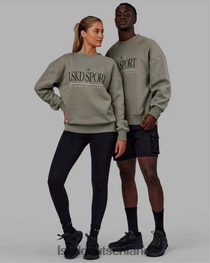 unisex LSKD Heritage-Pullover in Übergröße – Lorbeereiche Bekleidung VD2NLV384