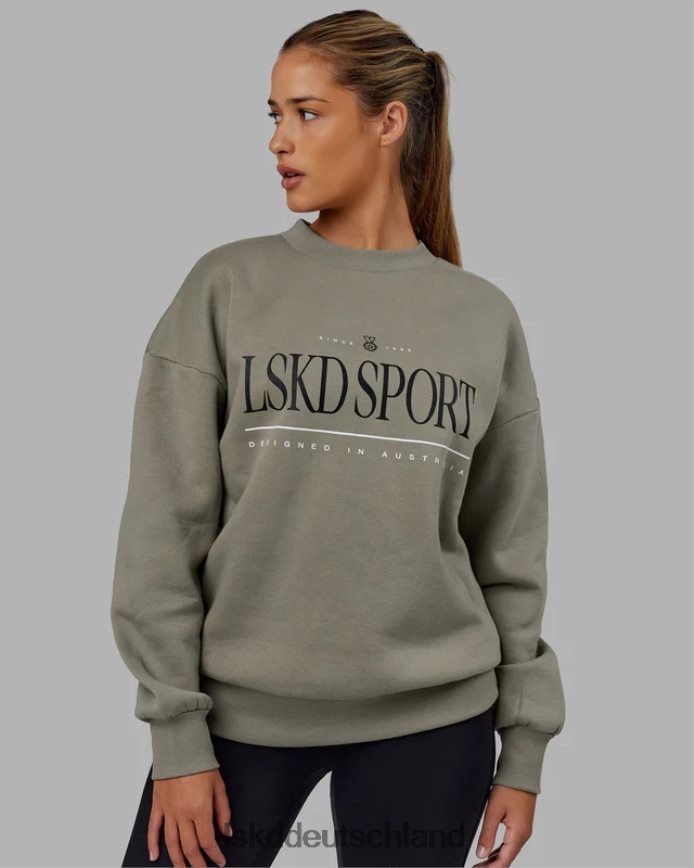 unisex LSKD Heritage-Pullover in Übergröße – Lorbeereiche Bekleidung VD2NLV384