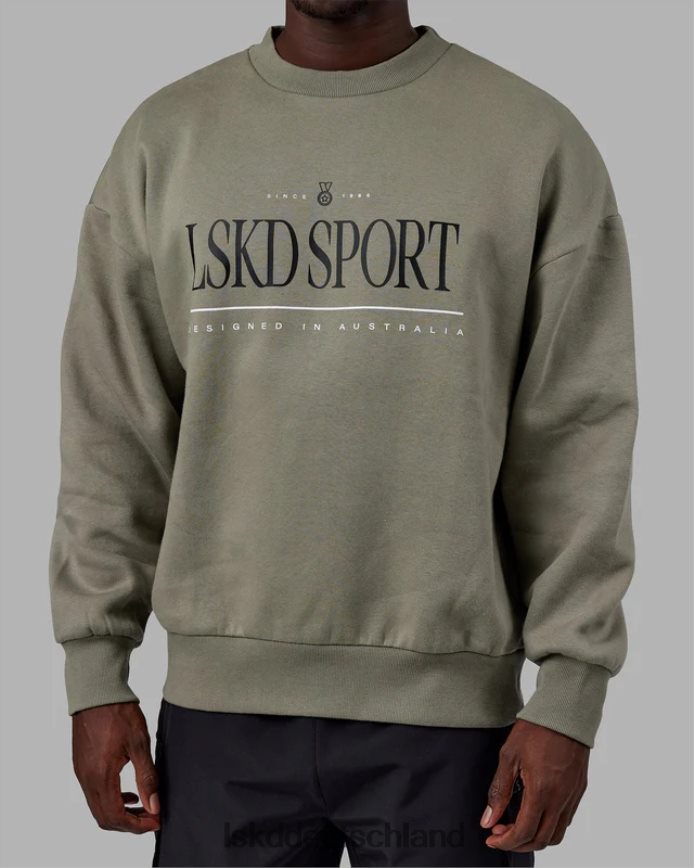 unisex LSKD Heritage-Pullover in Übergröße – Lorbeereiche Bekleidung VD2NLV384