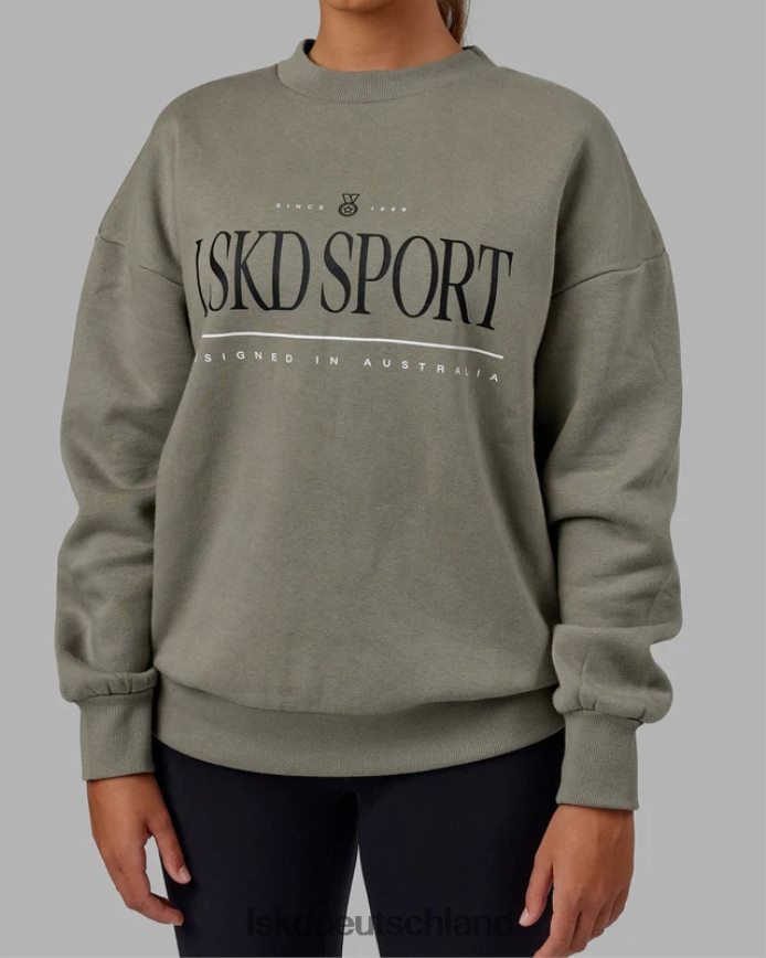 unisex LSKD Heritage-Pullover in Übergröße – Lorbeereiche Bekleidung VD2NLV384