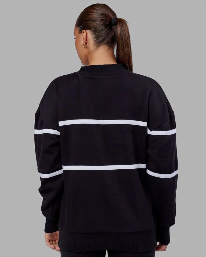 unisex LSKD Parallelpullover in Übergröße - Schwarz Bekleidung VD2NLV337